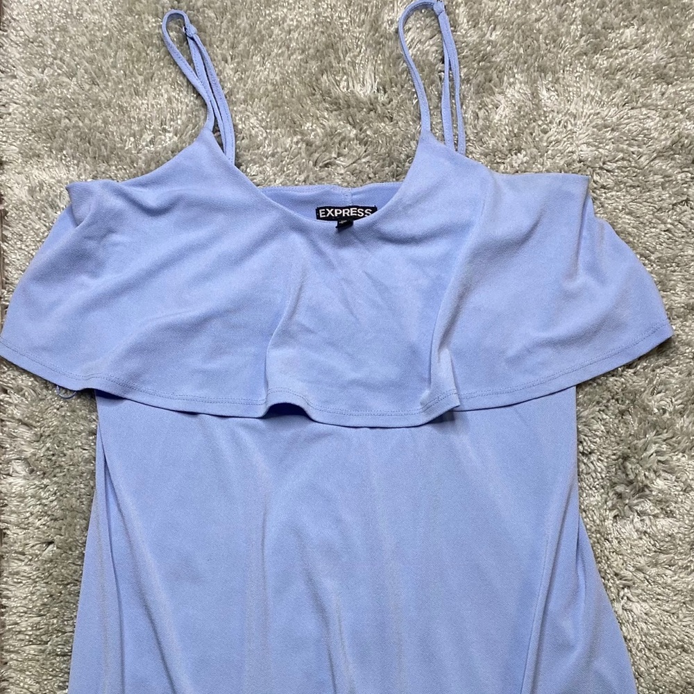EXPRESS PERIWINKLE DRESS SIZE SMALL